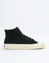 Straye Venice High Skate Shoes - Black/Bone Suede
