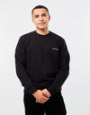 Carhartt WIP Script Embroidery Sweatshirt - Black/White