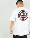 Independent Bar Cross T-Shirt - White