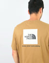 The North Face S/S Red Box T-Shirt - British Khaki