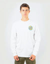 Santa Cruz Reflection Dot L/S T-Shirt - White