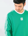 adidas Cali L/S T-Shirt - Bold Green/White