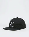 Krooked Get It Strait Strapback Cap - Black/White
