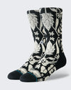 Stance Island Flora Oblow Classic Crew Socks - Black