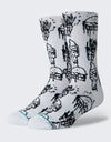 Stance Delight Classic Crew Socks - White