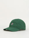 Magenta Nylon Dad Cap - Green Nylon