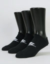Nike SB Essential No Show Socks 3 Pack - Black/White
