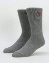Santa Cruz Dressen Rose Kit Socks - Charcoal Heather