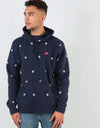 Nike SB Diamond Icon Pullover Hoodie - Obsidian/Sail/Bright Crimson