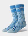 Stance x Kevin Lyons Wave Classic Crew Socks - Blue