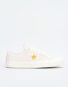 Converse One Star Pro Ox Alexis Sablone Skate Shoes - White/Coast/University Gold