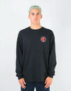 Route One The World Is Yours Long Sleeve T-Shirt - Black