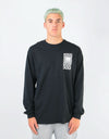 Route One Illusions Long Sleeve T-Shirt - Black