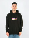 Route One Lozenge Pullover Hoodie - Black