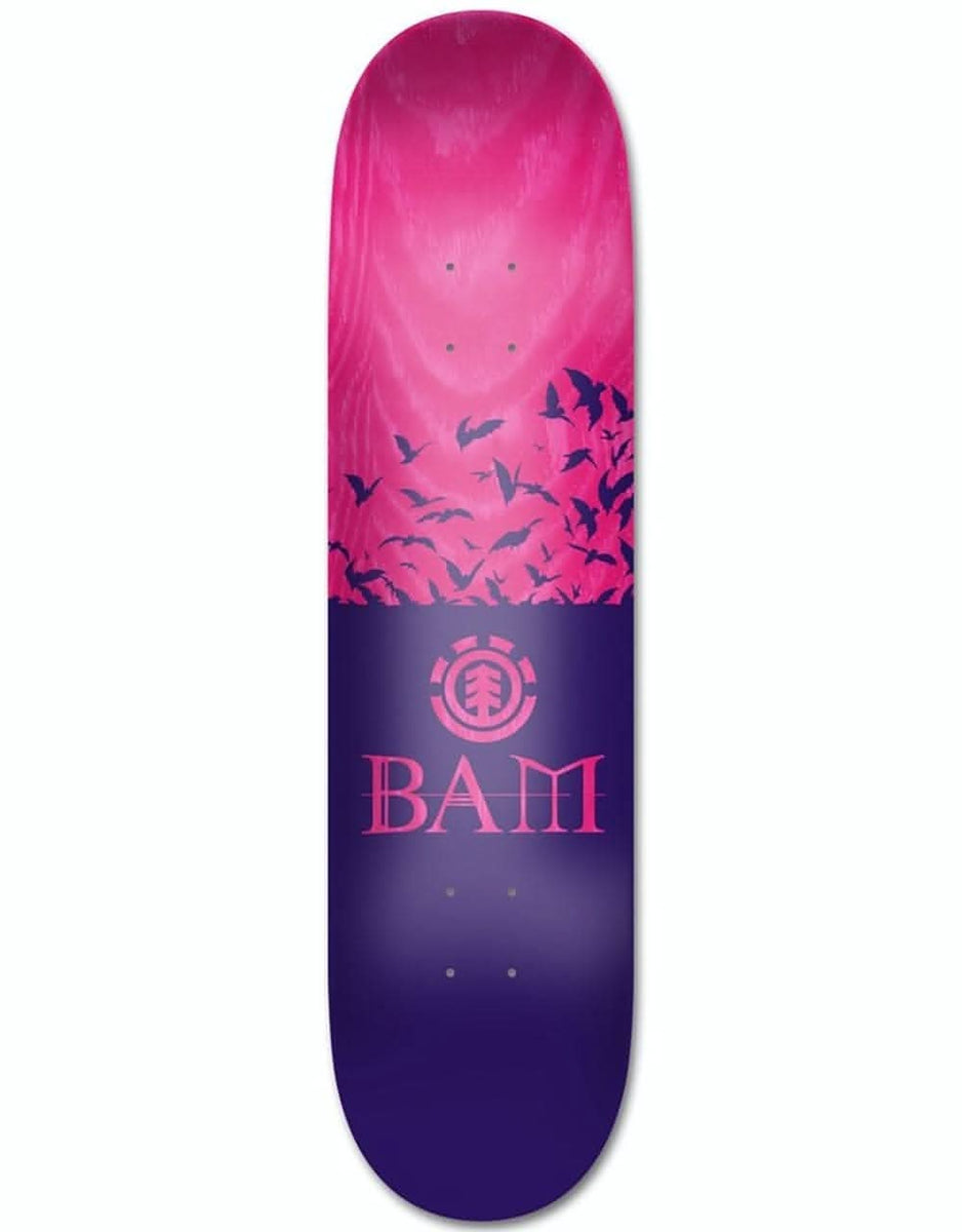 Element Bam Heartagram Bats Skateboard Deck 8.25" Route One