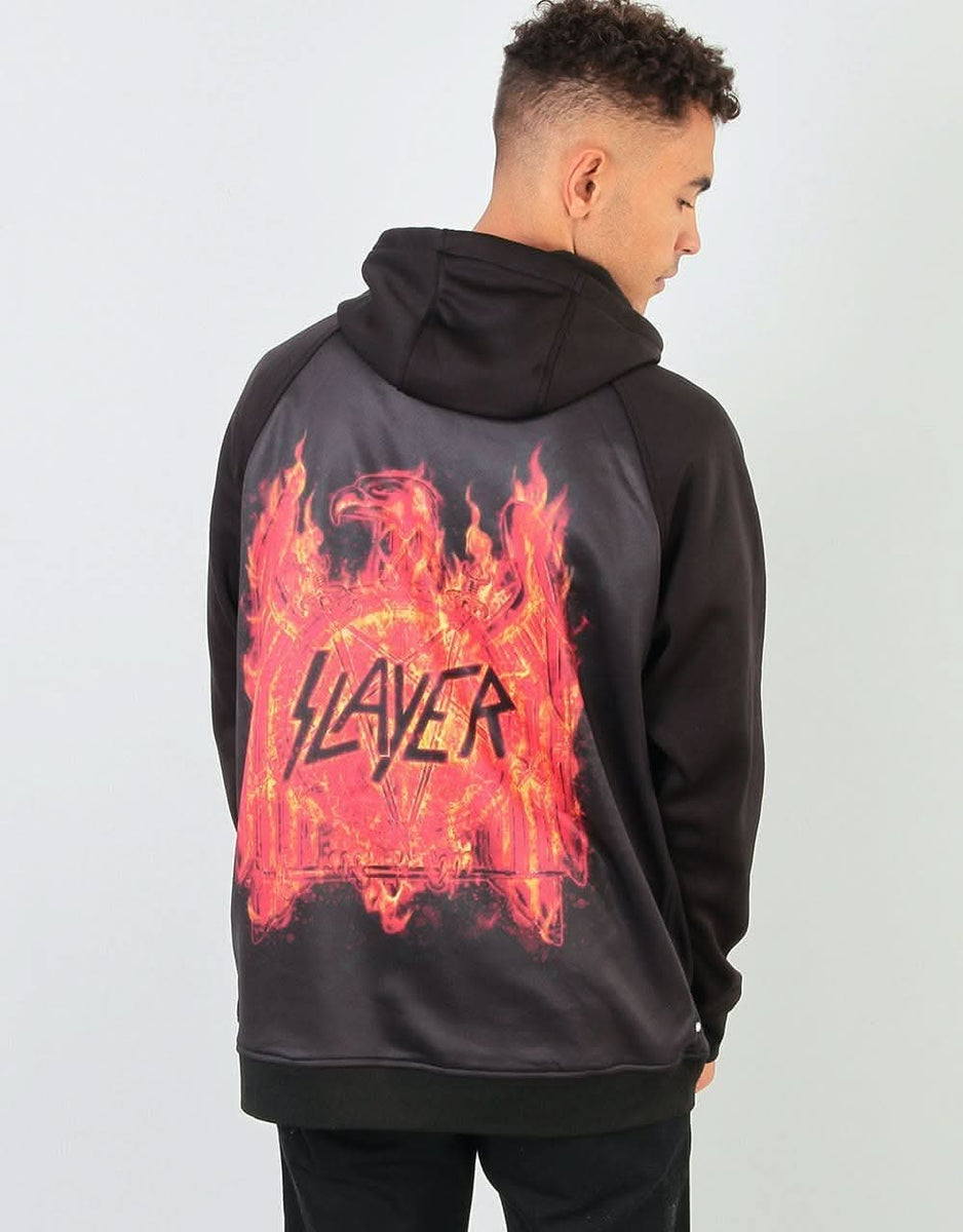 686 x Slayer Bonded Fleece Pullover Hoodie - Black – Route One