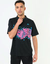 Nike SB GFX Polo Shirt - Black/Watermelon