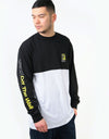 Vans Retro Sport Colorblock L/S T-Shirt - White/Black