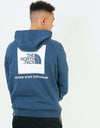 The North Face Raglan Red Box Pullover Hoodie - Blue Wing Teal