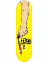 Heroin Razortop Yellow Skateboard Deck - 8.5"