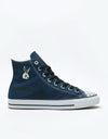 Converse CTAS Pro Hi SP Skate Shoes - Navy/Print