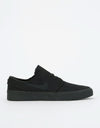 Nike SB Zoom Stefan Janoski Canvas RM Skate Shoes - Black/Black-Black-