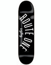 Route One Arch Logo 'X1 Shape' Skateboard Deck - 8.25"