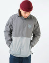 Zoo York Astoria Windbreaker Jacket - Grey/Anthracite