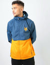 Zoo York Astoria Windbreaker Jacket - Orange/Navy
