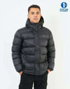 Route One Vostok Hooded Puffer Jacket - Black