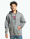 Chocolate Big Dog Pullover Hoodie - Athletic Heather Grey