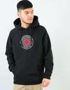 Independent Directional Raglan Pullover Hoodie - Black/Black