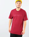 HUF Serif Overdye T-Shirt - Terracotta