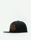 Anti Hero Blackhero Embroidered Snapback Cap - Black/Brown