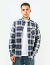 Carhartt WIP L/S Bostwick Shirt - (Bostwick Check) Blue