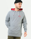 éS Script Pullover Hoodie - Grey Heather