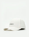Carhartt WIP Script Cap - White/Black