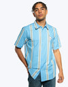 RIPNDIP Peeking Nerm 2.0 Striped S/S Shirt - Blue/Grey/White