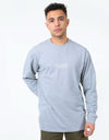 Vans Easy Box L/S T-Shirt - Athletic Heather/White