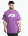Vans Classic T-Shirt - Dewberry/White