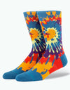 Stance Mid Cushion Psych Rainbow Socks - Multi