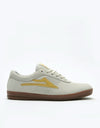 Lakai Sheffield XLK Skate Shoes - White/Gold Suede
