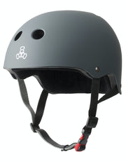 Triple 8 Sweatsaver Certified Rubber Helmet - Carbon