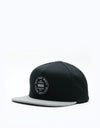 Vans Old Skool Circle Snapback Cap - Black/Heather Grey