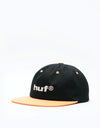 HUF 98 Logo 6 Panel Cap - Black