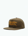 Anti Hero Basic Eagle Snapback Cap - Brown/Gold