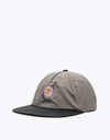 Santa Cruz Baked Flower Snapback Cap - Steel/Black