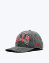 New Era 9Fifty NBA Chicago Bulls Denim Snapback Cap - Black