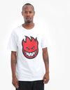 Spitfire Bighead Fill T-Shirt - White/Red