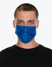 Medipop Disposable D Face Mask 5 Pack - Neon Blue